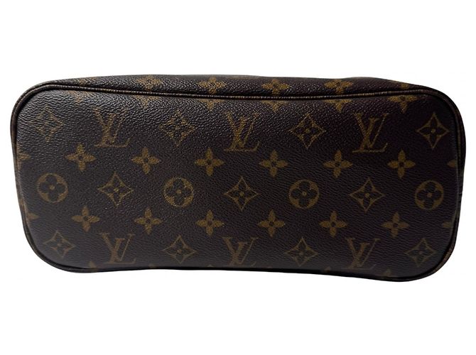Borsa Tote Louis Vuitton Neverfull PM Marrone - vista 5