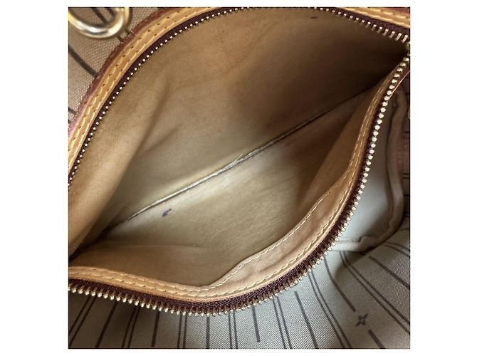 Borsa Tote Louis Vuitton Neverfull PM Marrone - vista 8