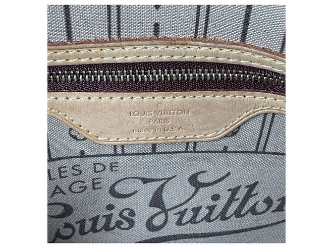 Borsa Tote Louis Vuitton Neverfull PM Marrone - vista 9