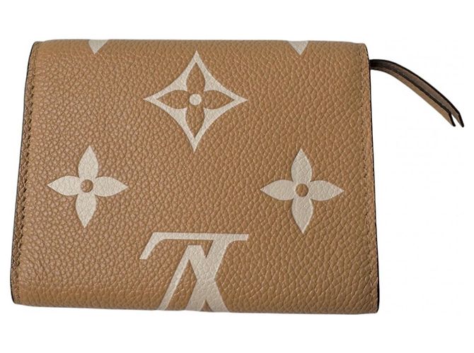 Louis Vuitton Monogram Empreinte Portefeuille Victorine Beige Cammello - vista 2