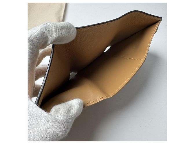 Louis Vuitton Monogram Empreinte Portefeuille Victorine Beige Cammello - vista 8
