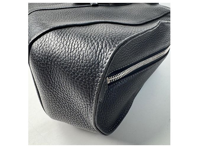 Borsa in pelle Loewe Senda Large Nero - vista 10