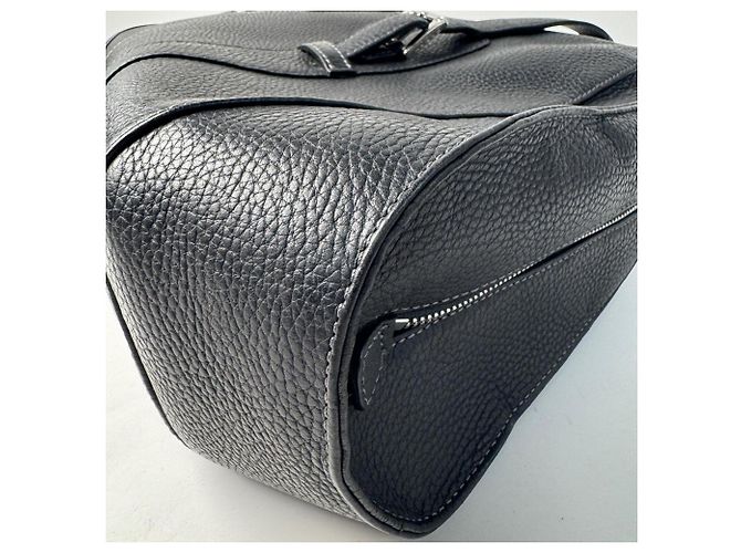 Borsa in pelle Loewe Senda Large Nero - vista 12