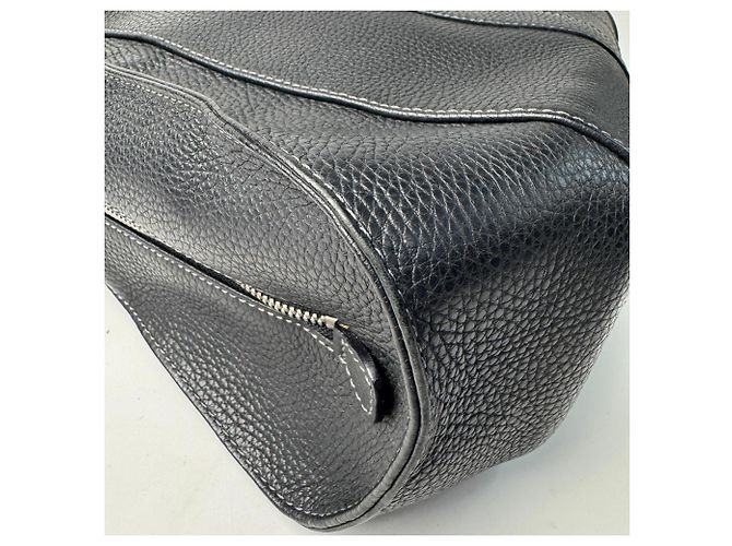 Borsa in pelle Loewe Senda Large Nero - vista 13