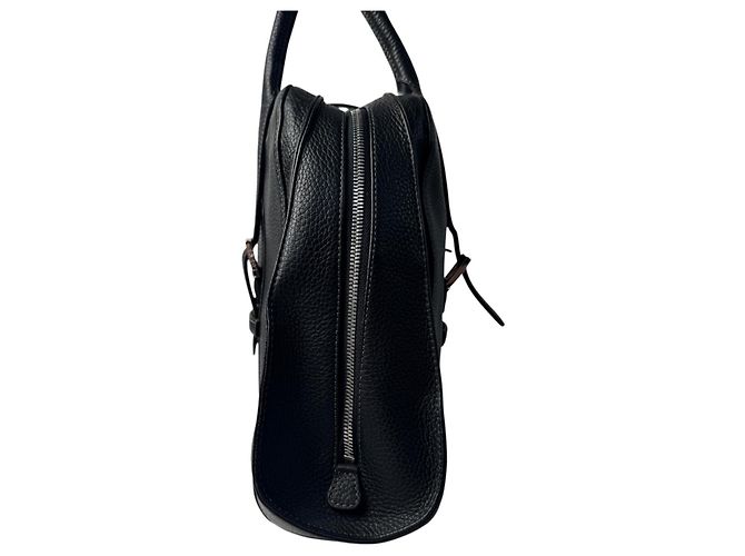 Borsa in pelle Loewe Senda Large Nero - vista 3