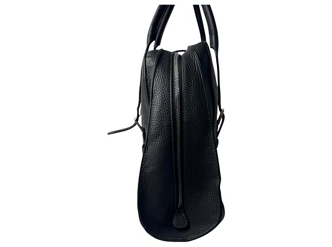 Borsa in pelle Loewe Senda Large Nero - vista 4