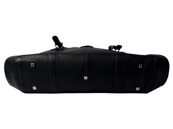 Borsa in pelle Loewe Senda Large Nero - vista 5