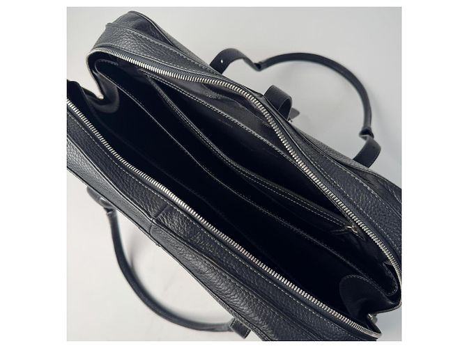 Borsa in pelle Loewe Senda Large Nero - vista 7