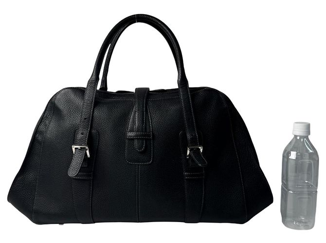 Borsa in pelle Loewe Senda Large Nero - vista 9