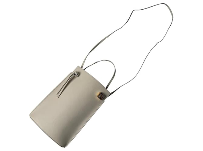 Borsa a Spalla Loewe Dice Pocket Bianco - vista 2
