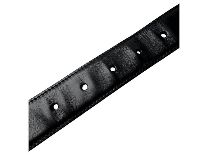 Prada Leather Belt for Men Black - view 7