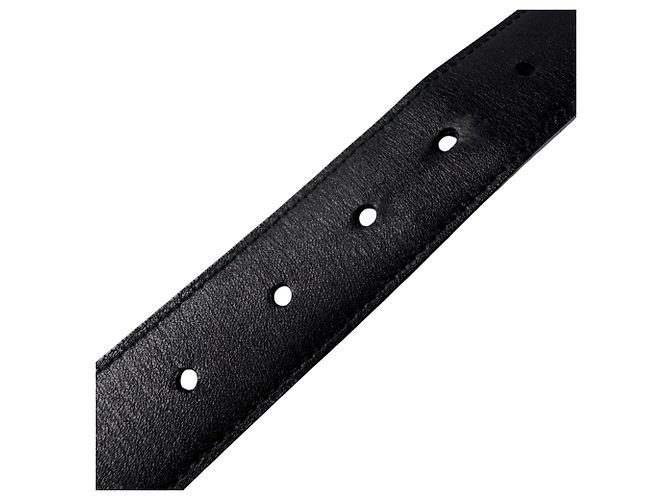 Prada Leather Belt for Men Black - view 8