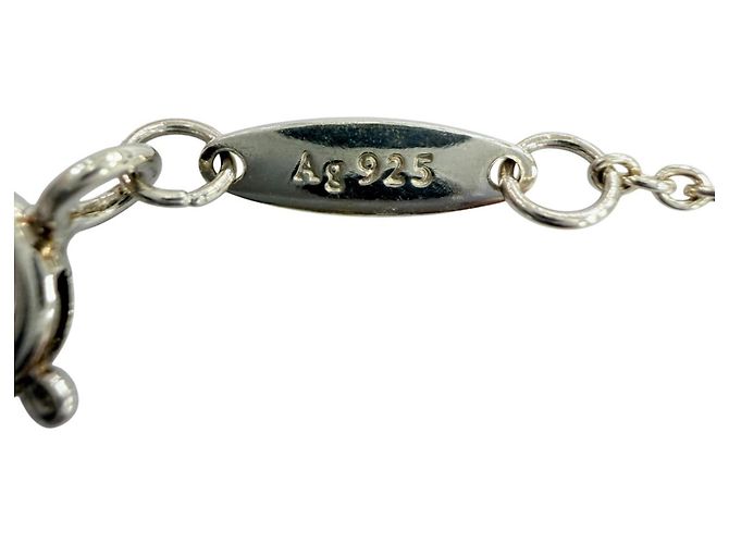 Bracciale charm Tiffany & Co. Elsa Peretti in acquamarina Argento Blu - vista 7