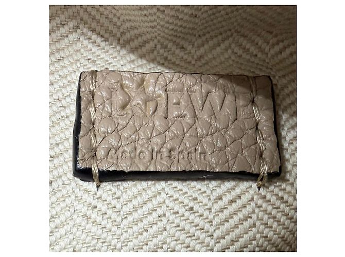 Borsa a mano Loewe Puzzle Mini 2-Way in pelle Beige - vista 11
