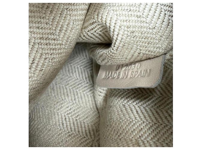 Borsa a mano Loewe Puzzle Mini 2-Way in pelle Beige - vista 12