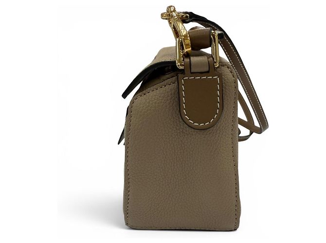 Borsa a mano Loewe Puzzle Mini 2-Way in pelle Beige - vista 5