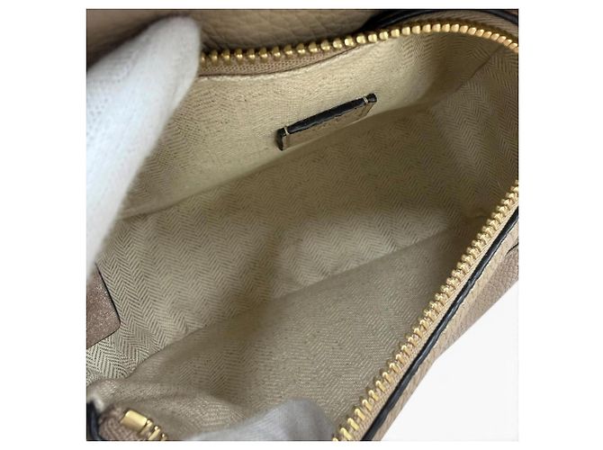 Borsa a mano Loewe Puzzle Mini 2-Way in pelle Beige - vista 7