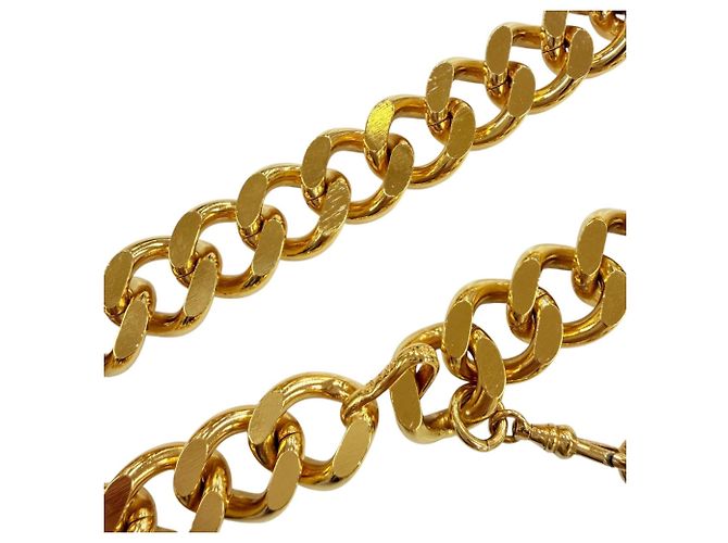 Chanel Vintage 96A Metallkettengürtel Golden - Ansicht 7