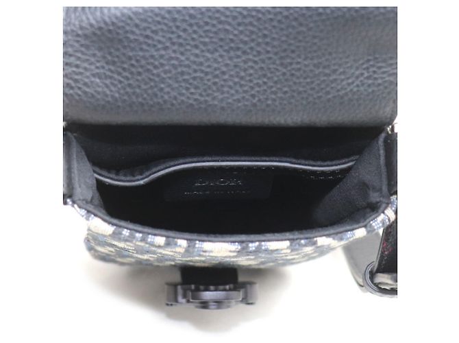 Pochette verticale a tracolla Christian Dior Oblique Saddle Nero - vista 4
