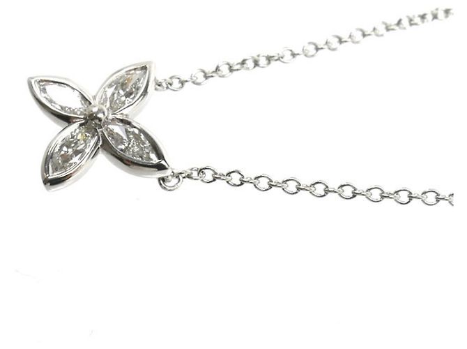 Collana Victoria Small in platino Tiffany & Co. - vista 3