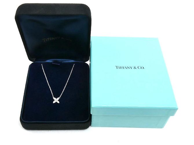 Collana Victoria Small in platino Tiffany & Co. - vista 7