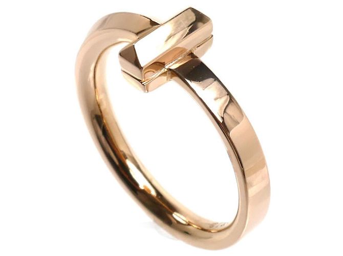Anello T One in oro rosa 18K di Tiffany & Co. - vista 2