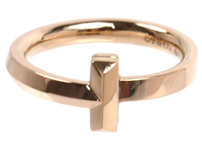 Anello T One in oro rosa 18K di Tiffany & Co. - vista 3