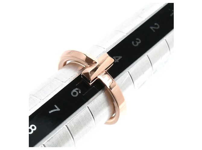 Anello T One in oro rosa 18K di Tiffany & Co. - vista 6