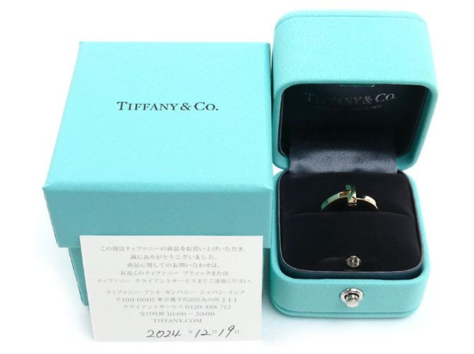 Anello T One in oro rosa 18K di Tiffany & Co. - vista 8
