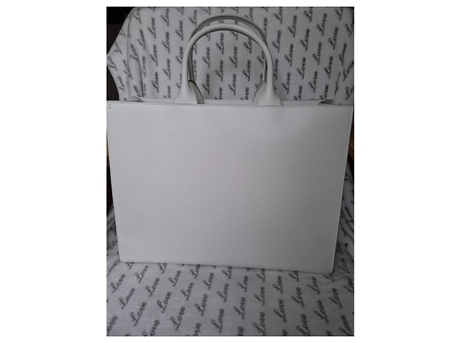 Dolce & Gabbana Borsa Tote DG Daily in Pelle Nero Bianco Grigio - vista 4