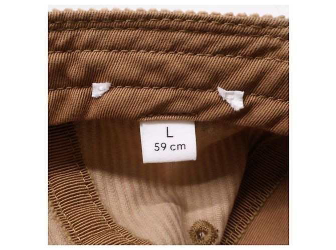Cappellino Gucci in velluto a coste marrone - vista 8