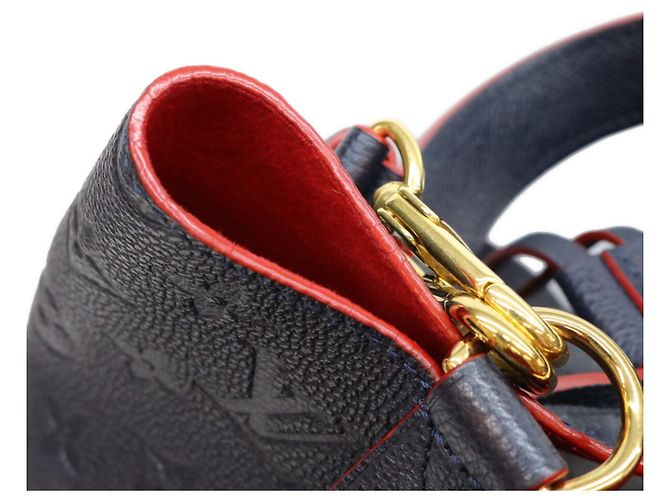 Néonoé Borsa a tracolla Louis Vuitton Empreinte Marine Rouge Neo Noe MM Blu navy - vista 11