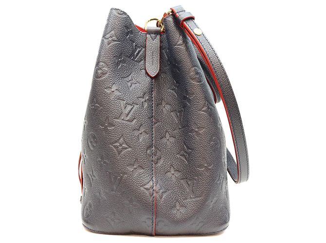 Néonoé Borsa a tracolla Louis Vuitton Empreinte Marine Rouge Neo Noe MM Blu navy - vista 2
