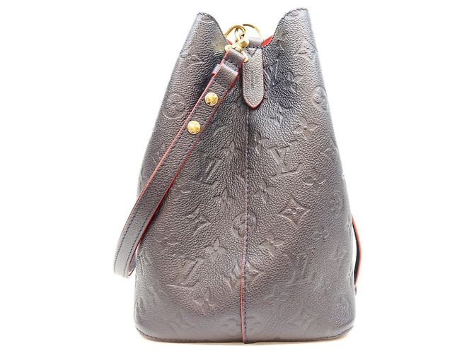 Néonoé Borsa a tracolla Louis Vuitton Empreinte Marine Rouge Neo Noe MM Blu navy - vista 4