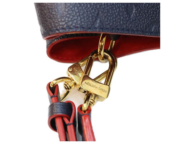 Néonoé Borsa a tracolla Louis Vuitton Empreinte Marine Rouge Neo Noe MM Blu navy - vista 8