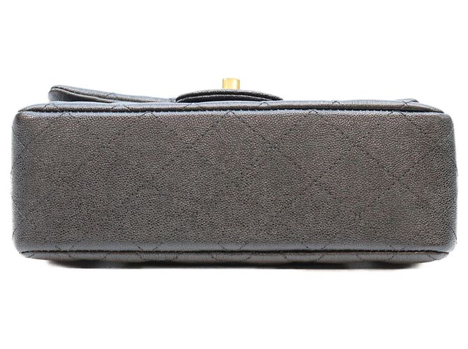 Chanel AS2431 Caviar Top Handle Mini Matelassé 20 Shoulder Bag Nero - vista 5