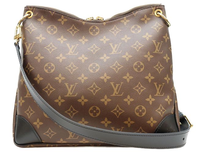 Borsa a Spalla Louis Vuitton Monogram Odeon NM Marrone - vista 3