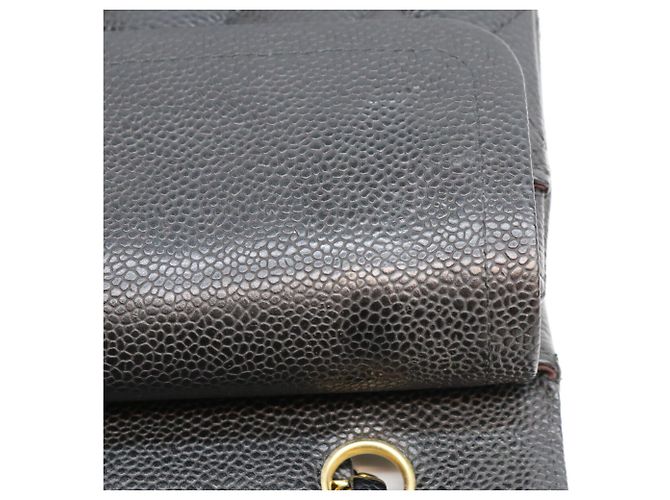 Chanel A01112 Caviar Matelassé 25 Borsa a Spalla Nero - vista 11
