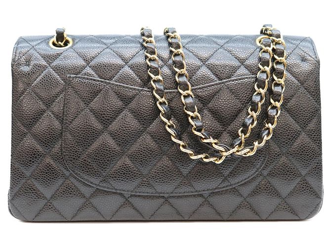 Chanel A01112 Caviar Matelassé 25 Borsa a Spalla Nero - vista 3