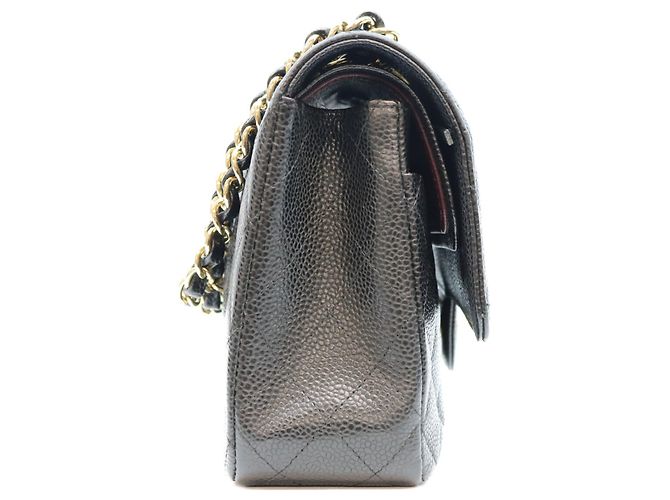 Chanel A01112 Caviar Matelassé 25 Borsa a Spalla Nero - vista 4