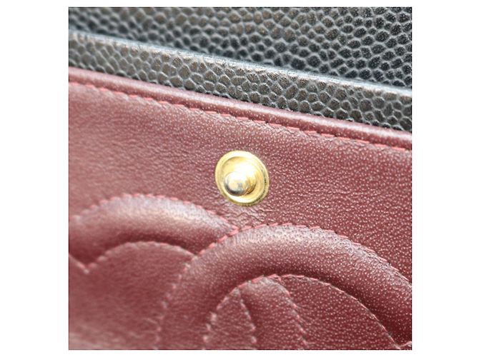 Chanel A01112 Caviar Matelassé 25 Borsa a Spalla Nero - vista 8