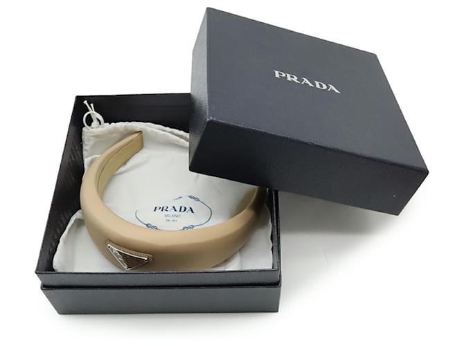 Prada Nylon Haarband Beige - Ansicht 7