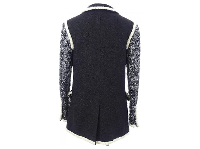 Chaqueta Chanel Negro Beige - vista 2
