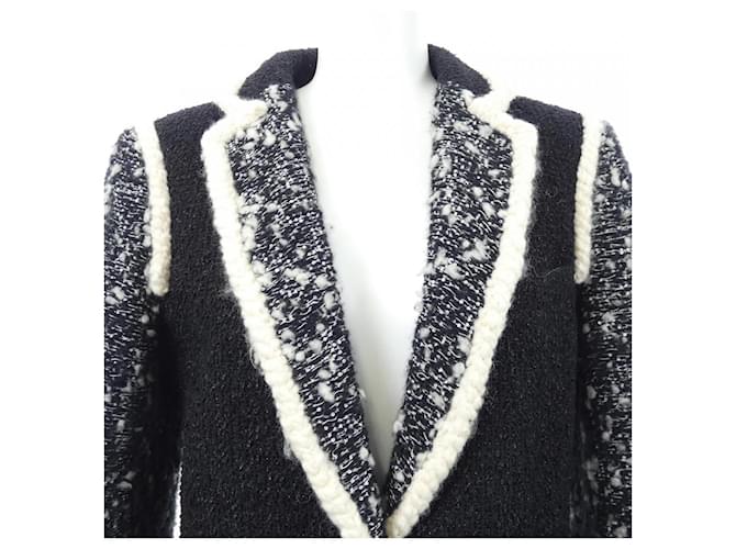 Chaqueta Chanel Negro Beige - vista 6