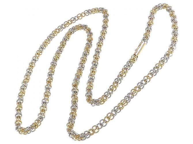 Autre Marque Collana Au750/PT850 D'oro - vista 4
