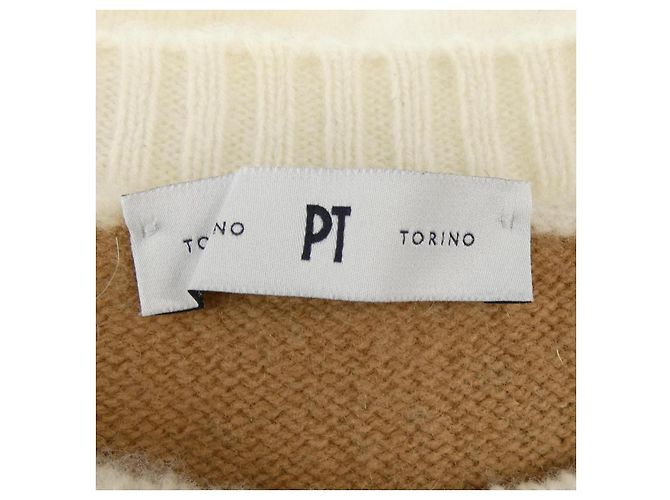 Autre Marque PT TORINO Knitwear Blanco - vista 4