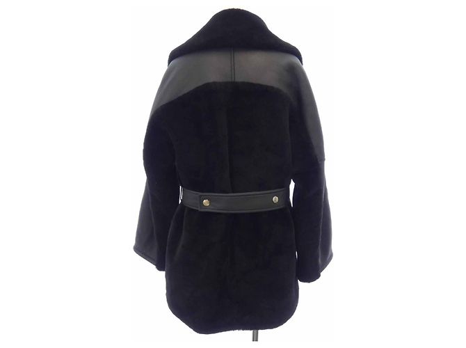 Hermès Cappotto in shearling Hermes Nero - vista 2