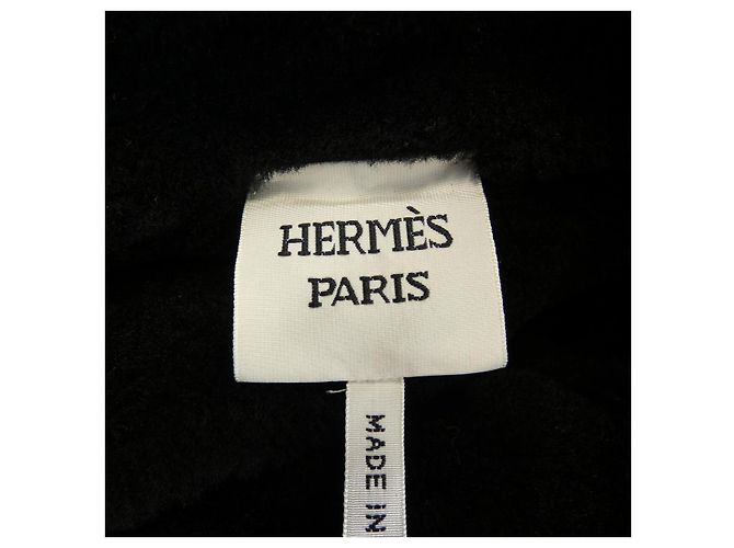 Hermès Cappotto in shearling Hermes Nero - vista 4