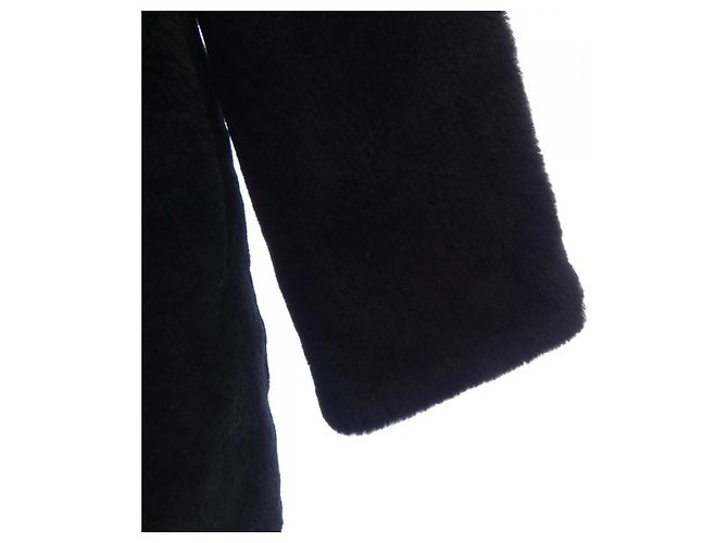 Hermès Cappotto in shearling Hermes Nero - vista 6