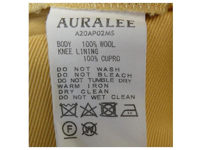 Autre Marque AURALEE A20AP02MS Hose Gelb - Ansicht 3